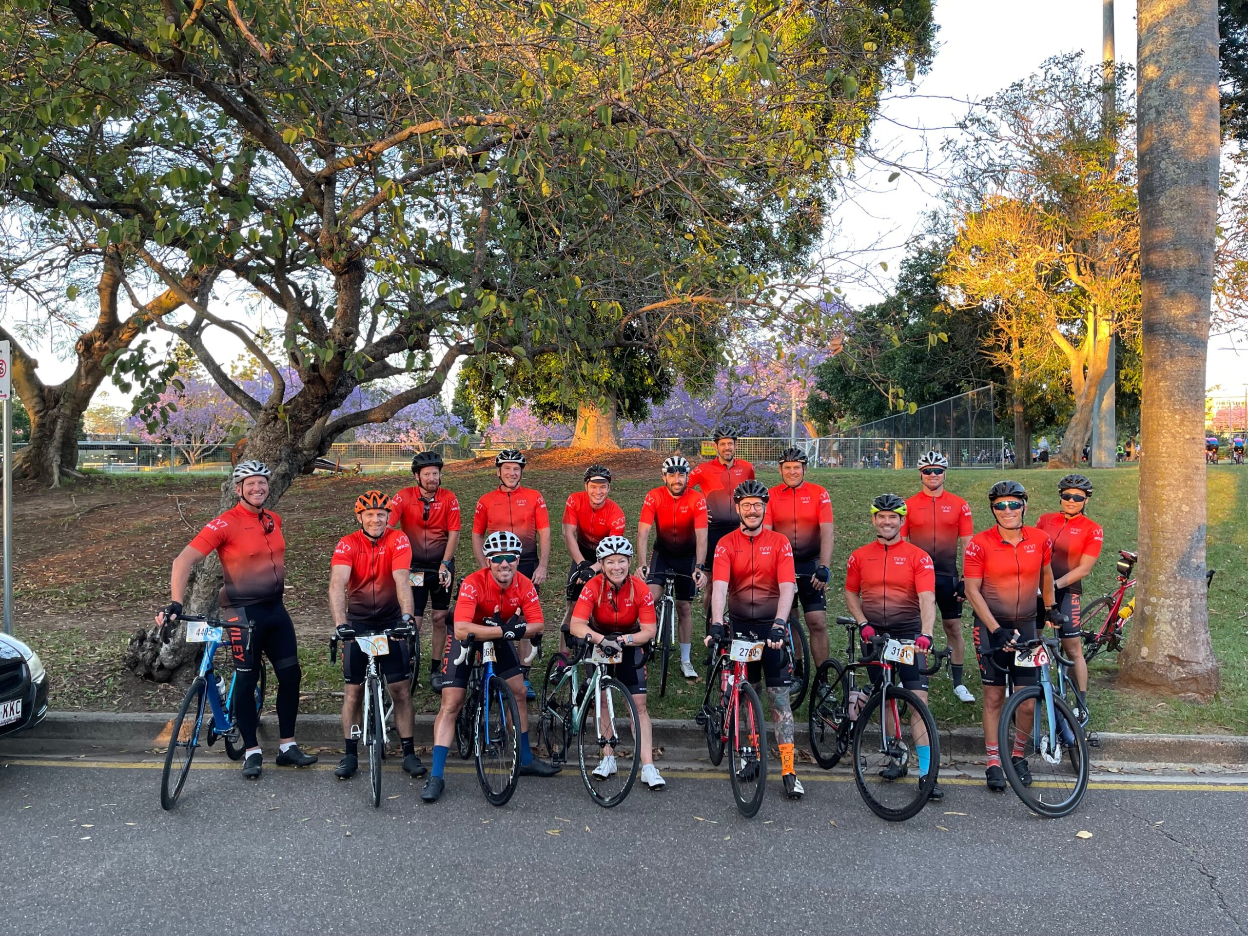 Gold Coast charity bike ride Wiley team